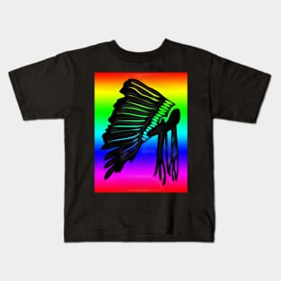 Western Era - War Bonnet Kids T-Shirt